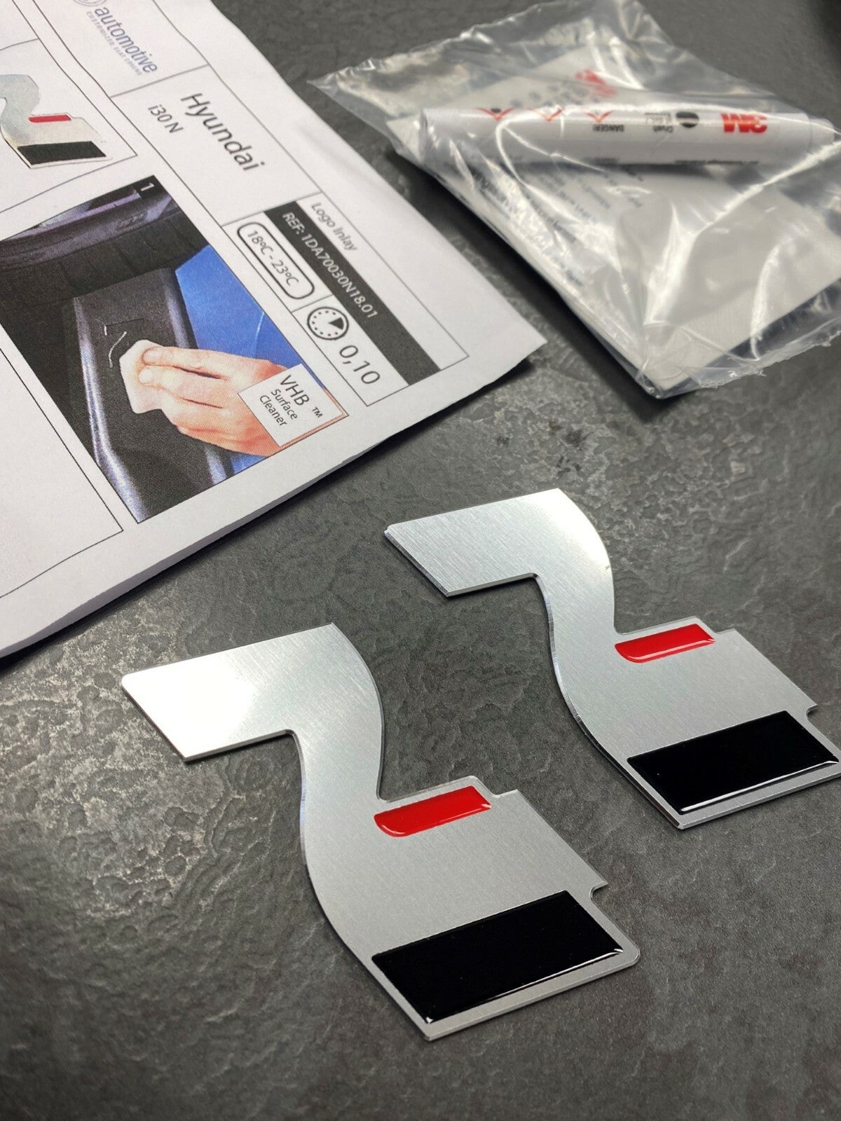 Hyundai I30N Sill N Logo Badges Set of 2 99990020001