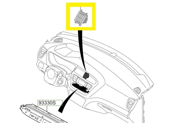 Hyundai I20 Hazard Light Switch 93790C8AA04X