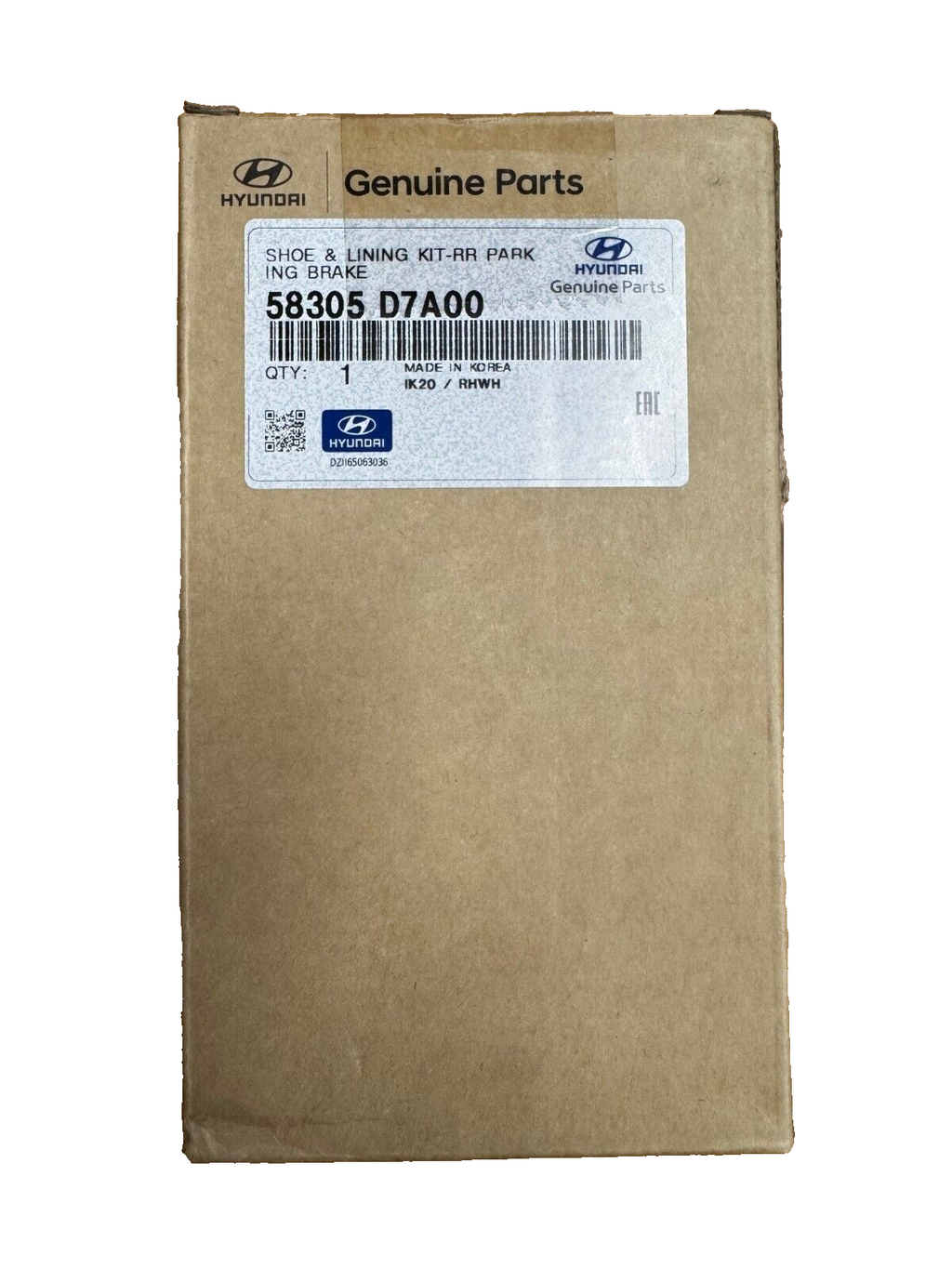 Hyundai Tucson Hand Brake Shoes 58305D7A00