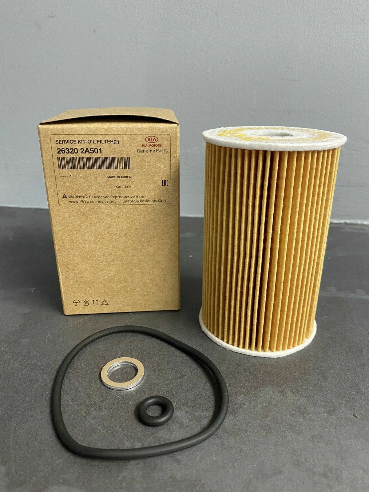 Kia Diesel Oil Filter 263202A501