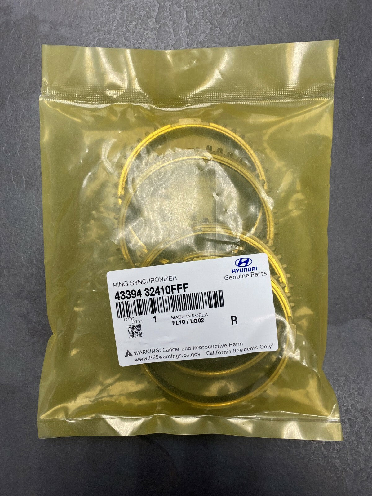 Kia Sportage Gearbox Synchro Rings 4339432410