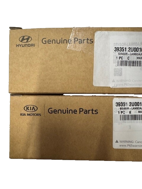 Hyundai Tucson Kona I30 Rear Lambda Sensor 393512U001