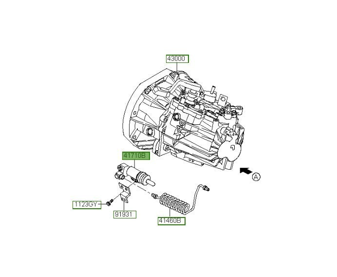 Hyundai i20 Slave Cylinder 4171002201