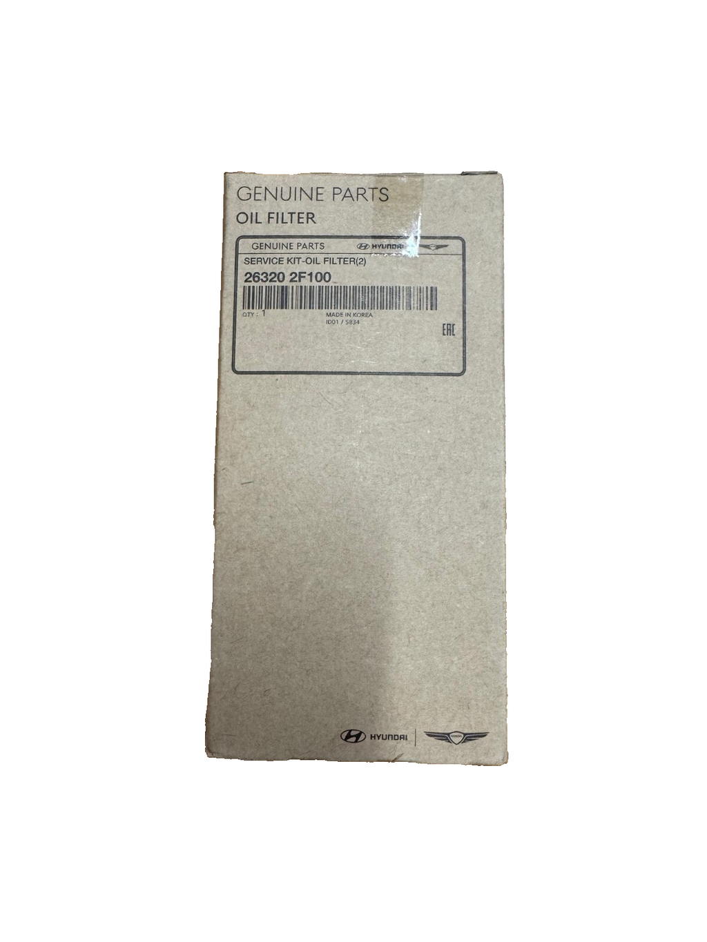 Hyundai Diesel Oil Filter 2L 2.2L Tucson Santa Fe IX35 263202F100