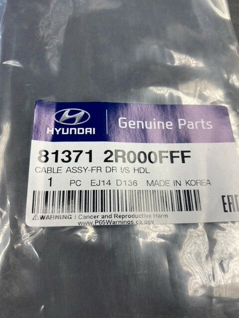 Hyundai I30 Inner Handle Cable 813712R000FFF