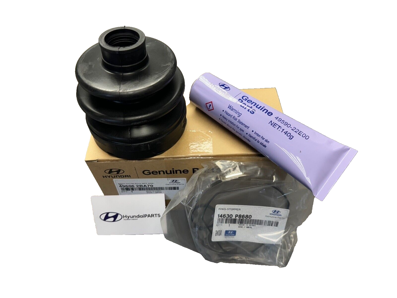 Hyundai Santa Fe Inner CV Boot Kit Drivers side 496062BA70