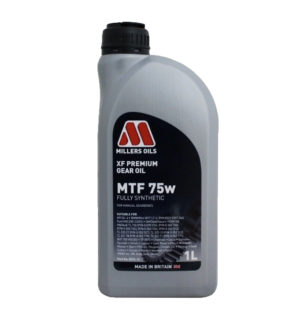 Millers Oils MTF 75w Fully Synthetic Transmission Oil 1 Litre